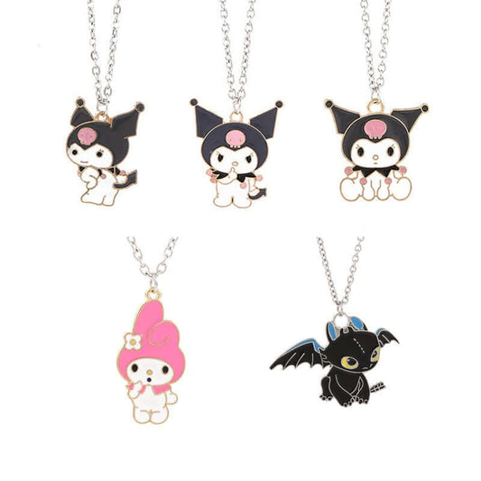 Hello Kitty Sanrio Characters Silver Necklace