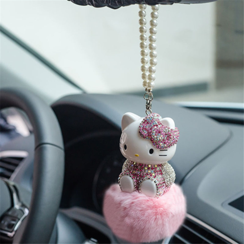 Hello Kitty Car Plush Pendant