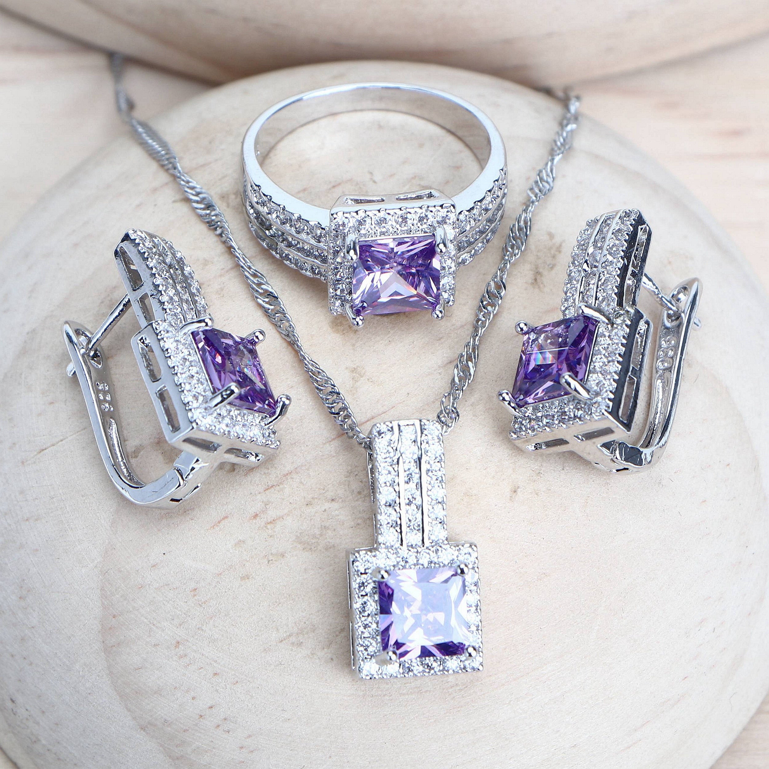 Zirconia Women Jewelry Sets