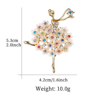 Ballet Dancing Girl Brooch