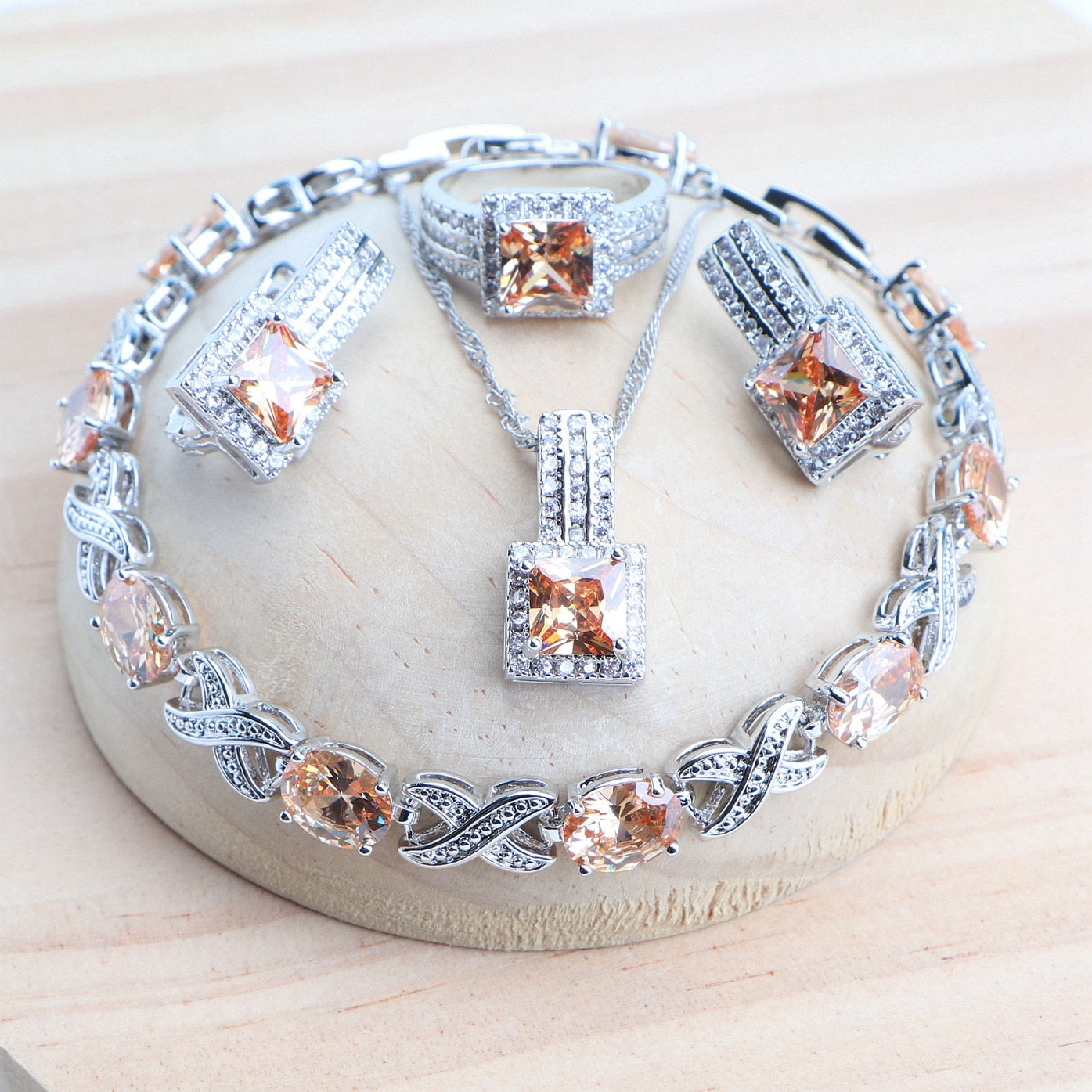 Zirconia Women Jewelry Sets