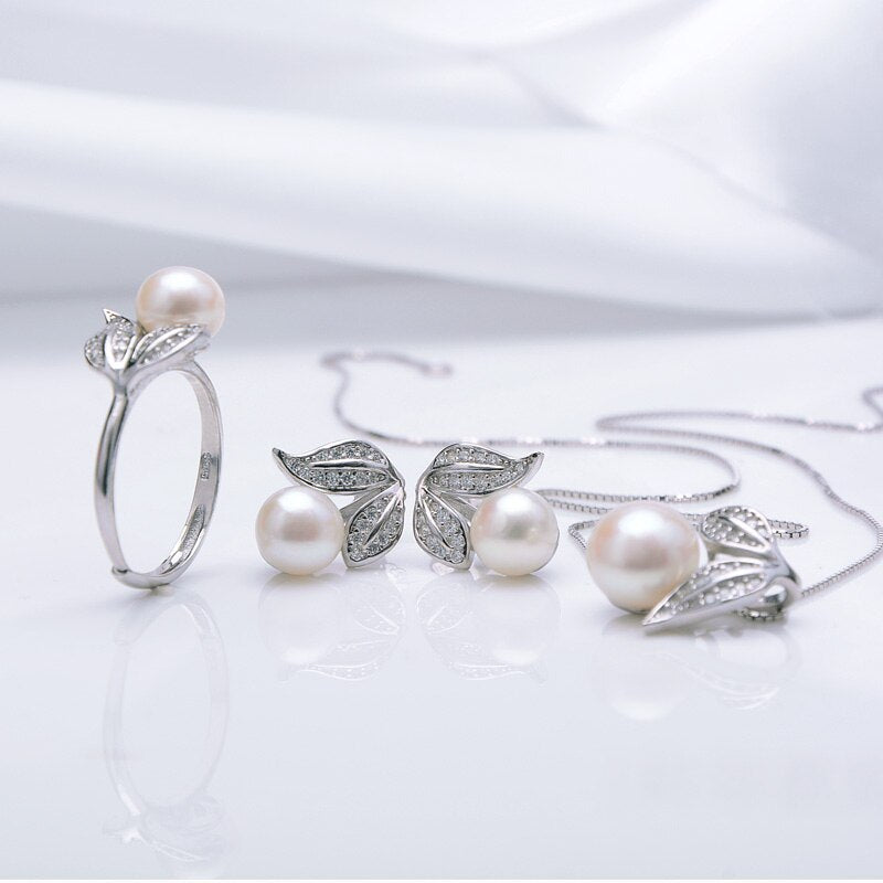 Freshwater pearl jewelry set