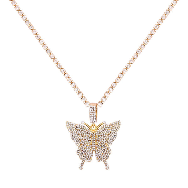 Butterfly Chain Choker Necklace