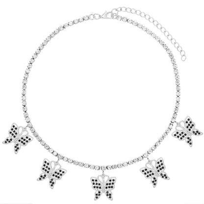 Butterfly Chain Choker Necklace