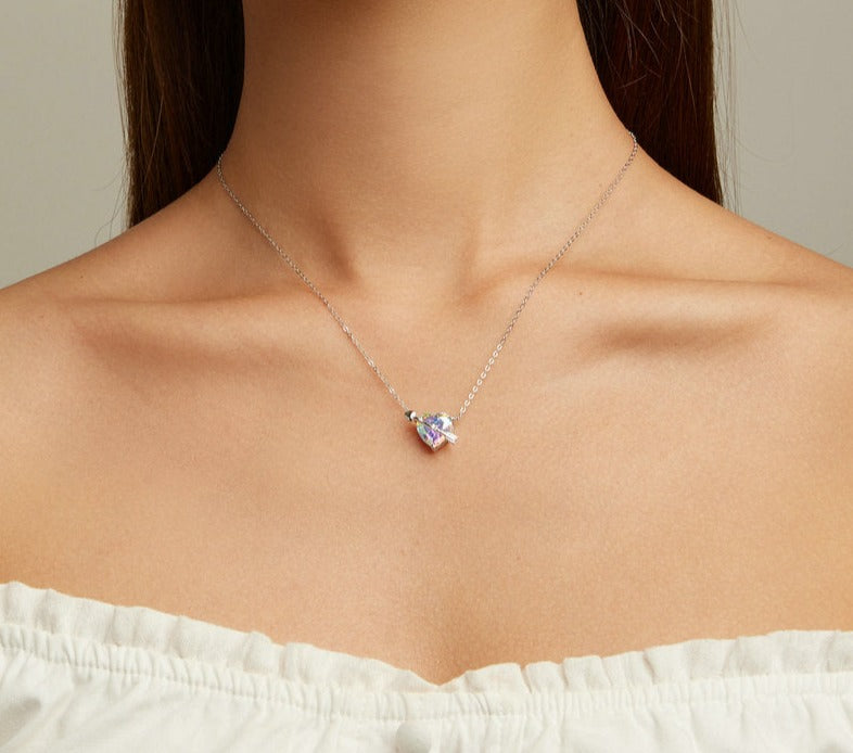 Silver Cupid Necklace