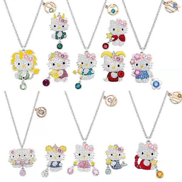 Hello Kitty Zodiac Sign Necklace