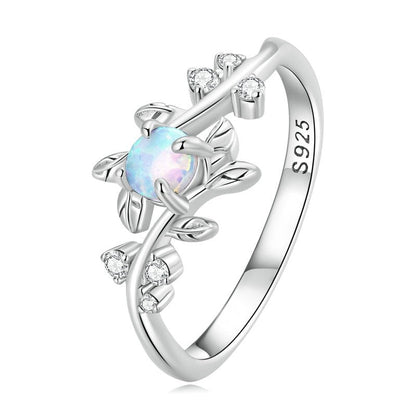 Silver Gemstone Ring