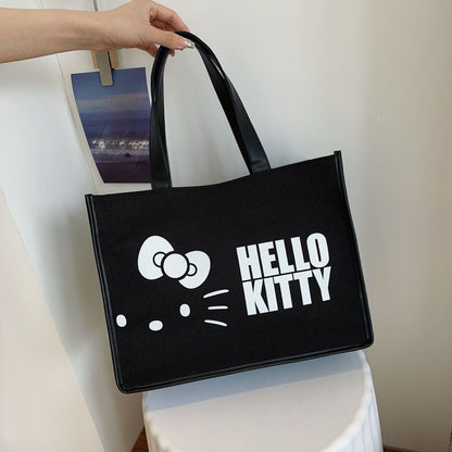 Hello Kitty Tote Bag Black – Stylish & Versatile in 3 Sizes