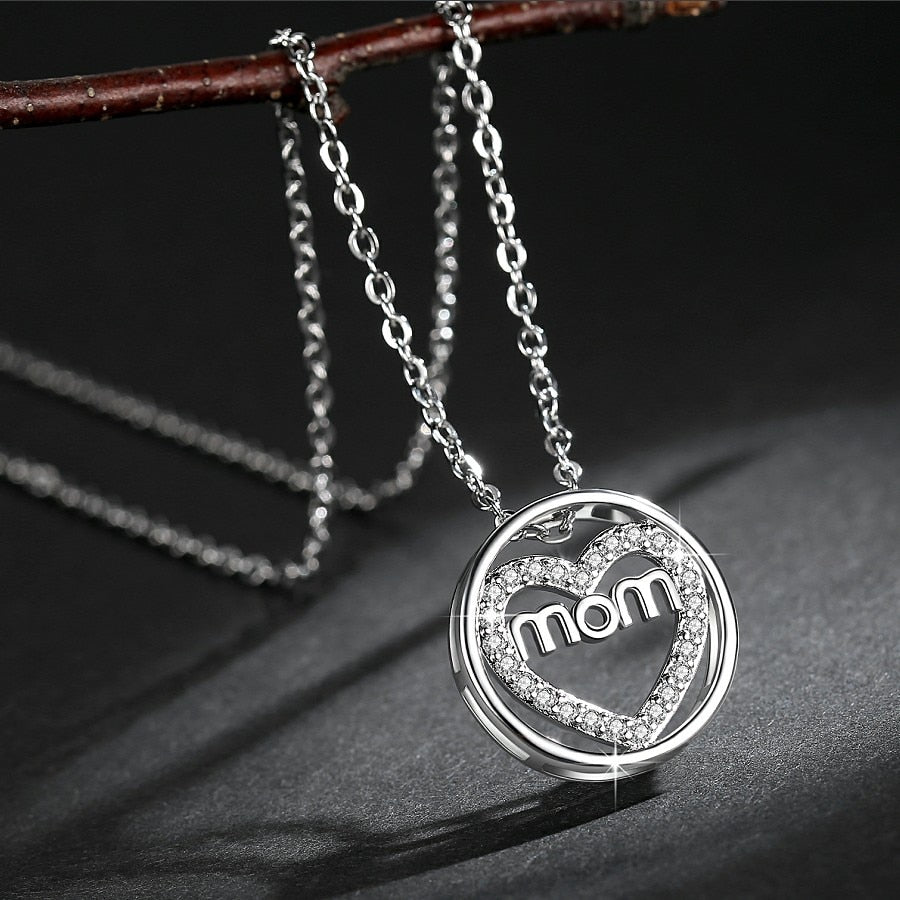 MOM Round Hanging Necklace