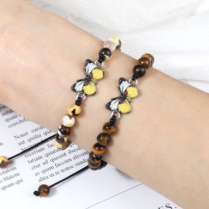 Yellow Butterfly Bracelet