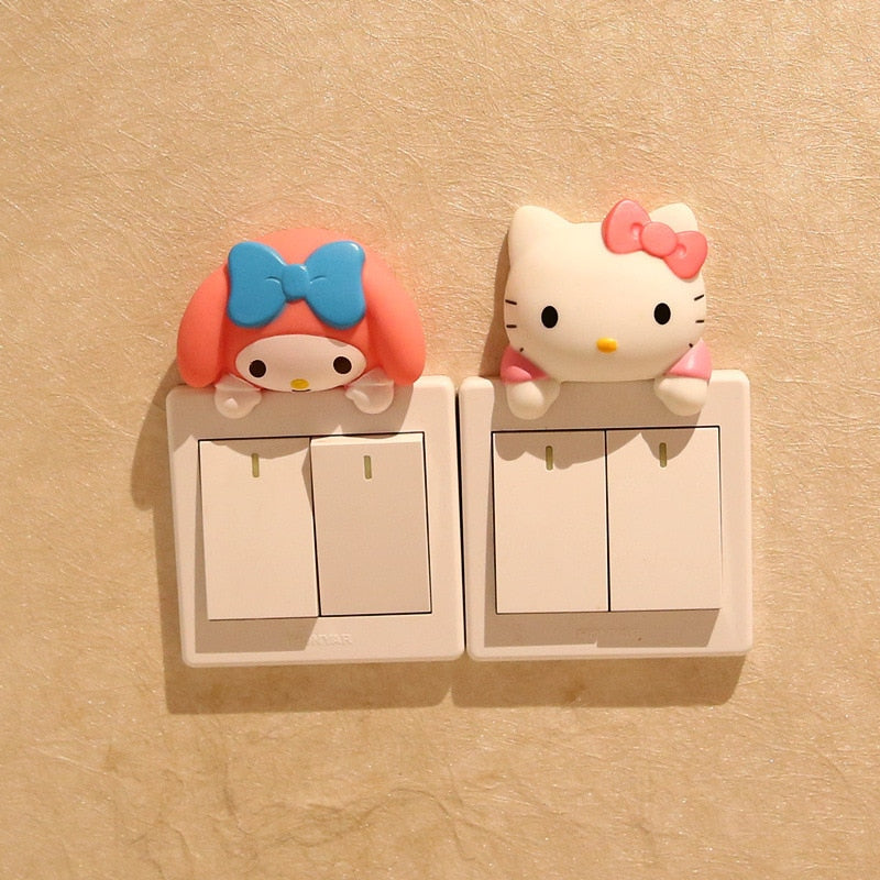 Hello Kitty Switch Cover Sticker