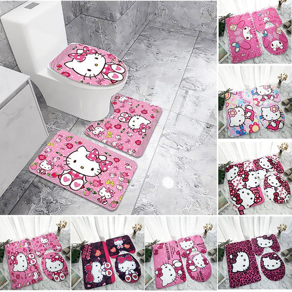 Hello Kitty Pink Bathroom Set