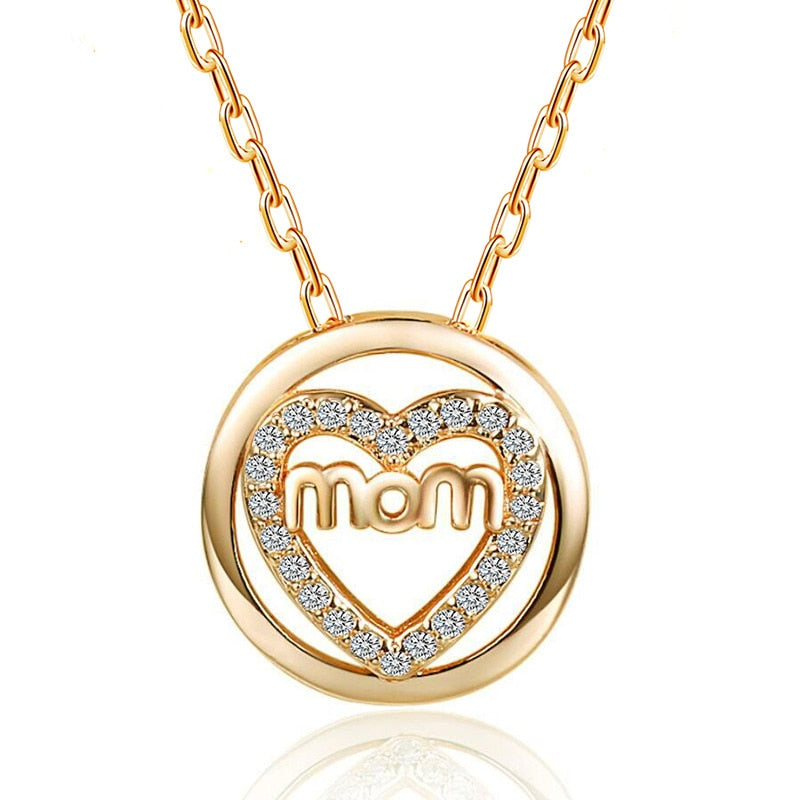MOM Round Hanging Necklace