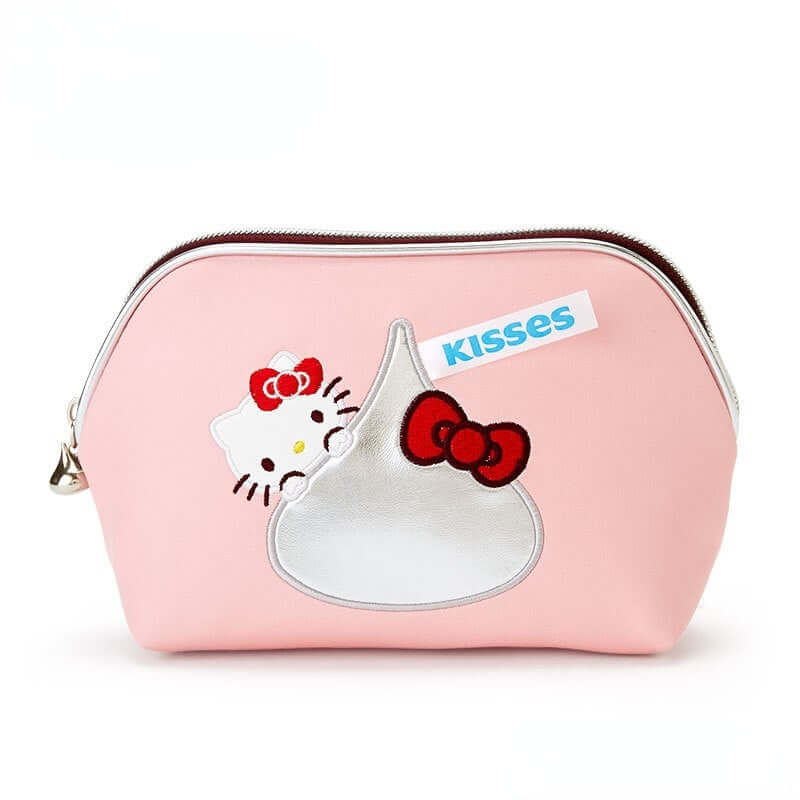 Hello Kitty Kisses Chocolate Cosmetics Bag – Cute Plush Small Bag