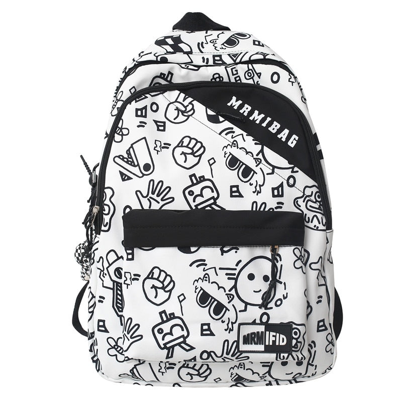 Graffiti Design Backpack black