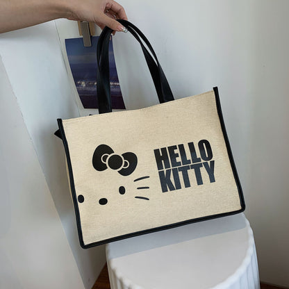 Hello Kitty Tote Bag Black – Stylish & Versatile in 3 Sizes