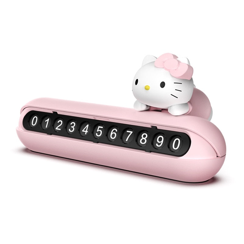 Sanrio Car Accessories Parking card