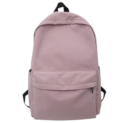 Solid Color Women Backpack.