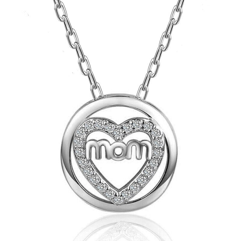 MOM Round Hanging Necklace