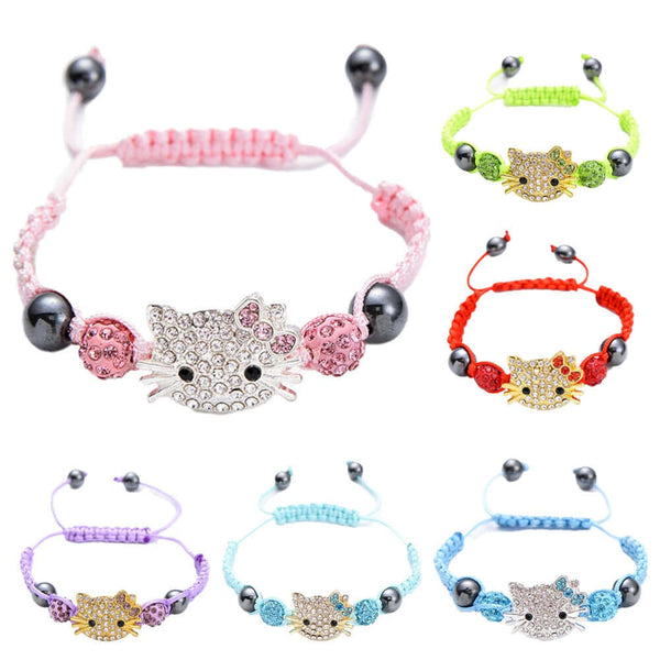 Hello Kitty Sanrio Diamond Beads Bracelet