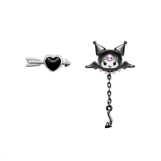 Sanrio Kuromi Black Earrings