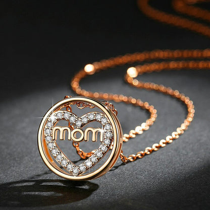 MOM Round Hanging Necklace