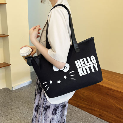 Hello Kitty Tote Bag Black – Stylish & Versatile in 3 Sizes