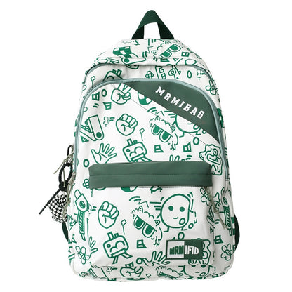 Graffiti Design Backpack green