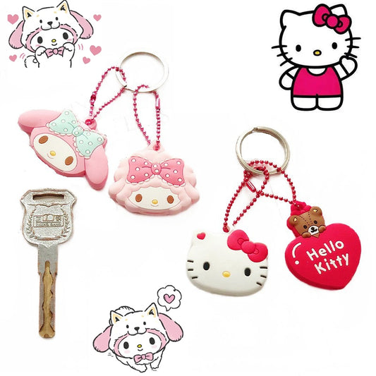 Sanrio My Melody Hello Kitty 2 Pcs Set Keychain